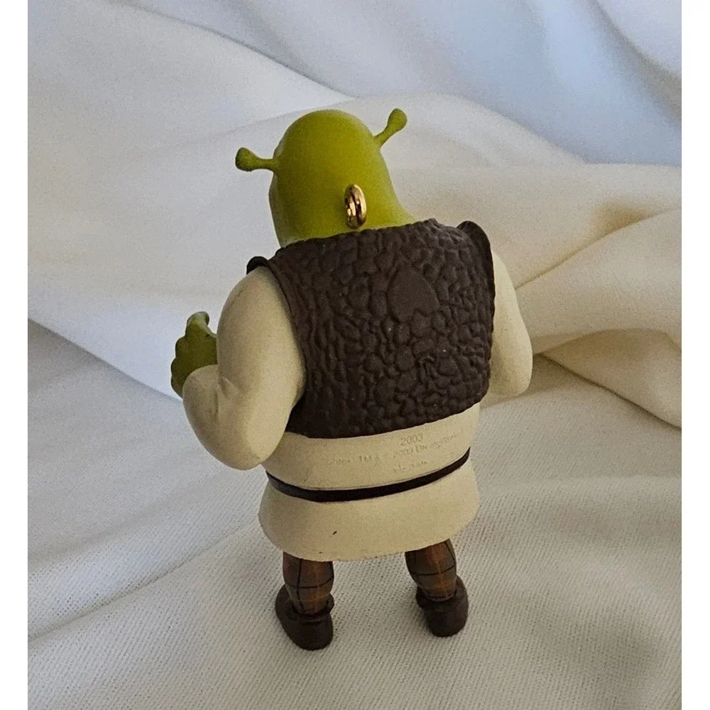 DreamWorks Shrek the Ogre Christmas Ornament 2010 Collectible Figurine Green